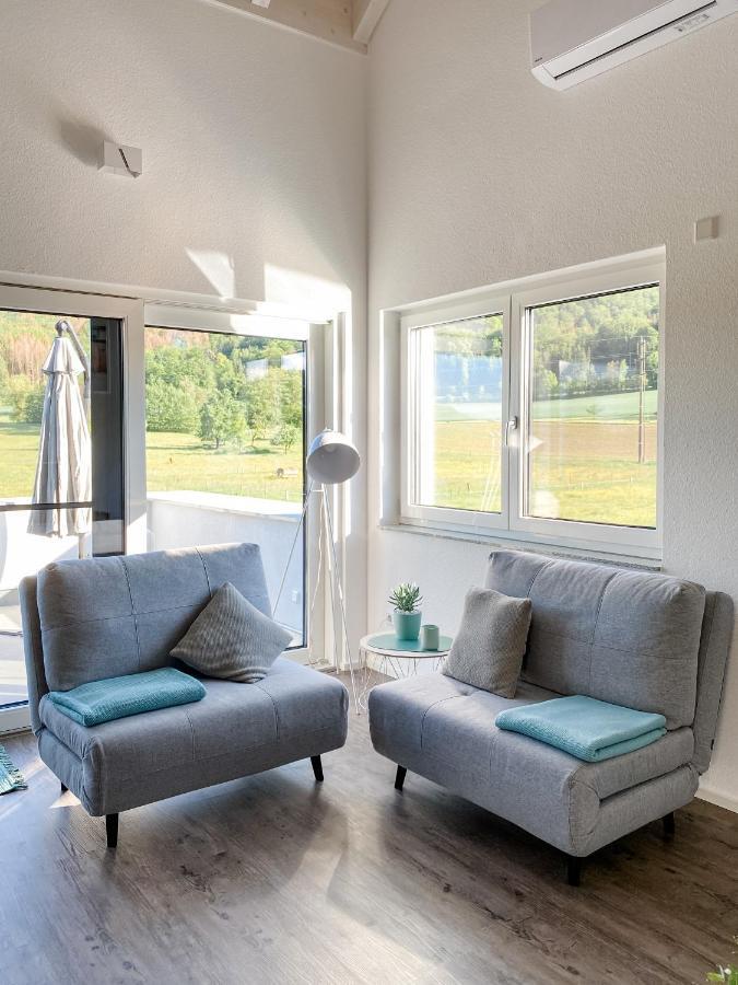 Wunderschoene Helle Wohnung Mit Grosser Dachterrasse Готтмадинген Экстерьер фото